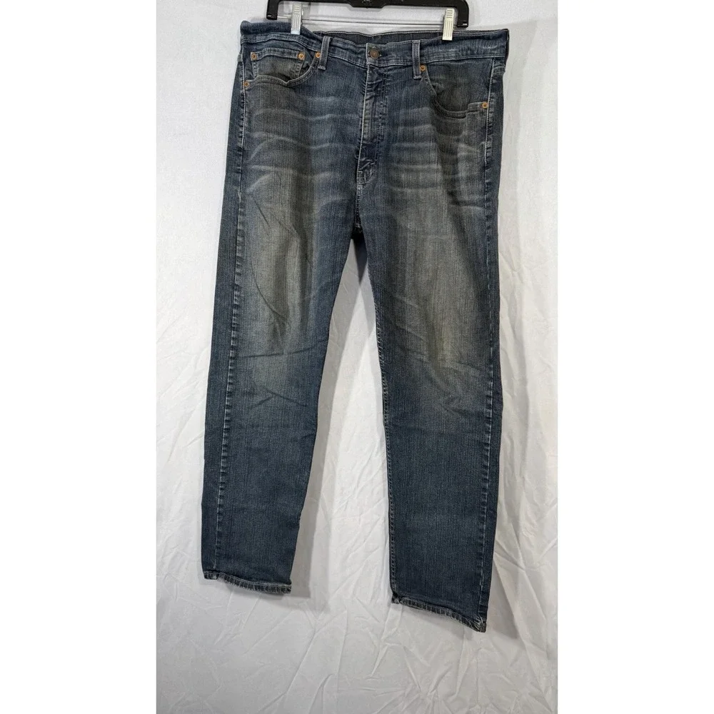 Levi's 505 Jeans Medium Wash‎ Fade Blue Jeans True Size 36/32